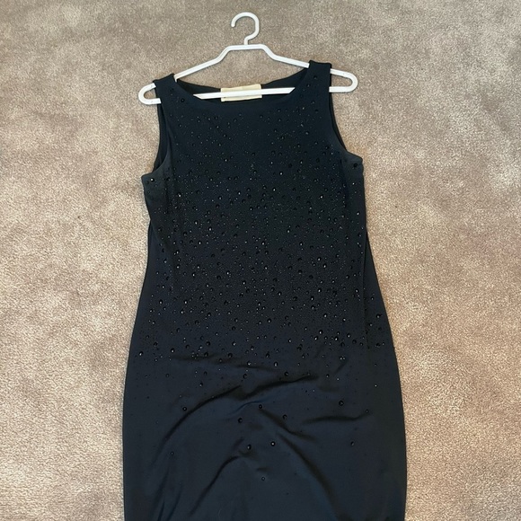 NAVY BLUE Beaded Formal Dress, Size Medium - Picture 1 of 4